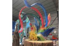 China Weather Proof Realistic Animatronic Animals Chinese Mythical Animal Phoenix supplier