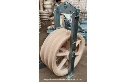 China 916 X 110mm Overhead Transmission Line Five Sheaves Conductor Stringing Blocks supplier