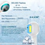 Personal Ipl 4.5cm² 24V 1.9A Home Laser Hair Removal Device