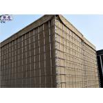 Military Gabion Box Defensive Hesco Barriers Beige Sand Geotextile CE Certification for sale