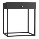 Home Stand Up Kd Structure Bedroom Bedside Table With 1 Drawer for sale