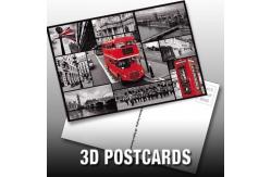 China Souvenir Gifts 3D Postcard Moving Cards For Landmark Buildings Landscape supplier