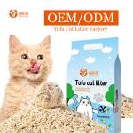 6L Plant Tofu Litter Sand Degradable No Odor Cat Litter Eco Friendly for sale