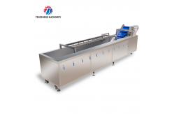 China 2000KG/H Fruit And Vegetable Washing Machine Bubble Washing Equipment supplier