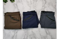 China Brown Horse Riding Breeches Mens Quick Dry Silicone Printing Anti - Pilling supplier