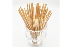 China 20cm Biodegradable Compostable Hay Straws Bulk For Cocktail Party supplier