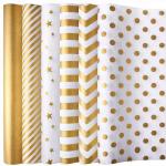 Customized Glitter Gift Wrapping Paper Recyclable OEM / ODM for sale