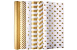 China Customized Glitter Gift Wrapping Paper Recyclable OEM / ODM supplier