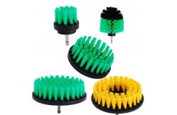 China 5pcs Drill Powered Cleaning Brush Compatible With Cleaning Pool Tile supplier
