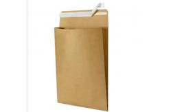 China 100% Recyclable Pure Paper Mailer Bag With Gusset On Sides And Bottom supplier