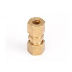 Compression Tube Pipe Fitting Brass Straight Coupling OD Connector
