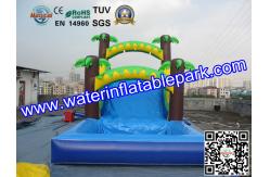 China Popular Inflatable Wet Slide For Rental Business / Party Inflatable Slide Rentals supplier