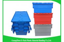 China Eco-friendly Stackable Heavy Duty Plastic Storage Containers With Attached Lids supplier