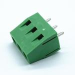 3 Poles 5.0mm Pitch Brass Cage PCB Screw Terminal Block 300V 10A