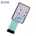 PET Flat Membrane Switch , Matrix Electronic Membrane Keypad Panel for sale