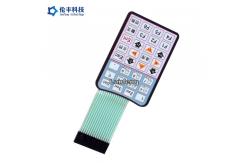 China PET Flat Membrane Switch , Matrix Electronic Membrane Keypad Panel supplier