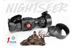 China Middle Long Range Handheld / Clip On Night Vision Scope Shooting / Hunting Application supplier