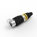 Audio XLR 5 Pin Waterproof Electrical Connectors Ip65 Female Plug for sale