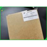 Strong A3 A4 size 200gsm Food grade approved brown kraft liner paper board sheet for sale