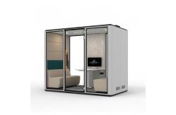 China Mobile Work Space Soundproof Office Pods Portable In Acoustic Panel supplier