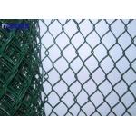 Galvanized Chain Link Mesh Fence With PVC Coated For Residential And Commercial