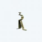 KYOK Electroplated Classical Style Expandable Twisted Curtain Finial Curtain Rod Set