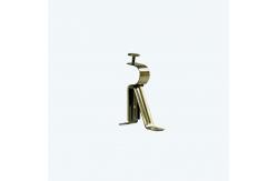 China KYOK Electroplated Classical Style Expandable Twisted Curtain Finial Curtain Rod Set supplier