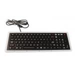 Panel Mount Kiosk EMC Keyboard Black 300mA For Bank Airport for sale