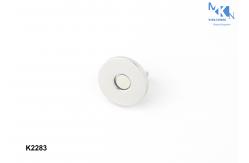 China Ultrathin Half Cover Magnetic Button Closure , Handbag Clasps And Closures supplier