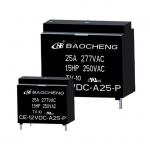 High Mechanical BaoCheng Electrical Relay CE-12VDC-A25-P Model for sale
