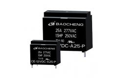 China High Mechanical BaoCheng Electrical Relay CE-12VDC-A25-P Model supplier