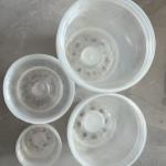 Transparent Orchid Pot With UV Resistant Coating for sale
