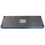 Movable 0.45mm flat keys Industrial Metal Keyboard with 800DPI optical trackball