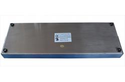 China Movable 0.45mm flat keys Industrial Metal Keyboard with 800DPI optical trackball supplier