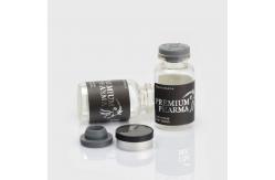 China Off Set Printing Silver Stamped vial Glass Vial Labels supplier
