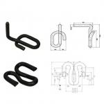 Gl1419 Paint Elastic Rail Clip ISO9001 48HRC Hardness For Track Construction