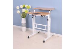 China Metal Frame Wood Board Height Adjustable Small Size Study Table supplier