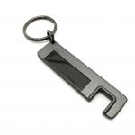 MOQ 500 Metal Keychain Holder with Customized Logo for for sale