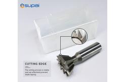 China Carbide Tungsten Steel HSS End Mill Dovetail Groove Machining CNC Cutter supplier