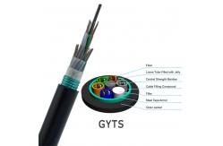 China Armored Direct Burial Fiber Cable Single Mode Communication Cable supplier