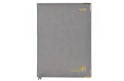 China Daily Plan In Grey With Monthly Tabs And Hourly Schedules supplier