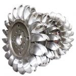 High Speed Customized Pelton Hydro Turbine Runner Stainless Steel Material for sale