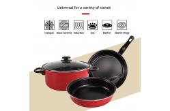 China Multifunctional Kitchen Iron Non Stick Pans And Pots Set With Lid supplier