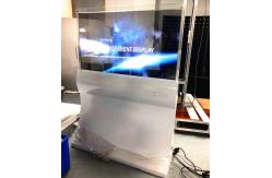 China Indoor Transparent Flexible OLED Display / Multi Touch Advertising Kiosks Displays supplier