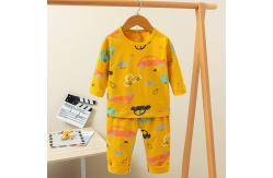 China Autumn Children printed pyjama set Full Flower Long Pyjamas Set supplier