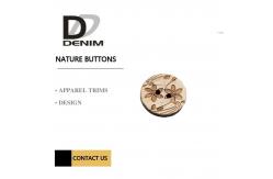 China Natural Coconut Button Layered Pattern supplier
