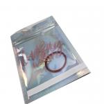 3.5g CYMK 8*13cm Mylar Holographic Bags Three Side Sealed for sale