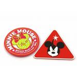 Embossed Logo Colored Custom Clothing Patches Rubber Badge Garment Accessories for sale