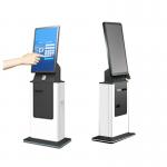 Floor stand touch screen hotel automatic payment terminal kiosk cash check in self-service terminal kiosk for sale