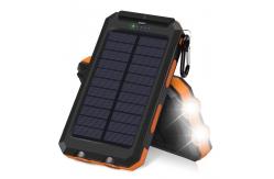 China OEM ODM Solar Powered Power Bank 10000mah Solar Powerbank With Li-Polymer Battery supplier